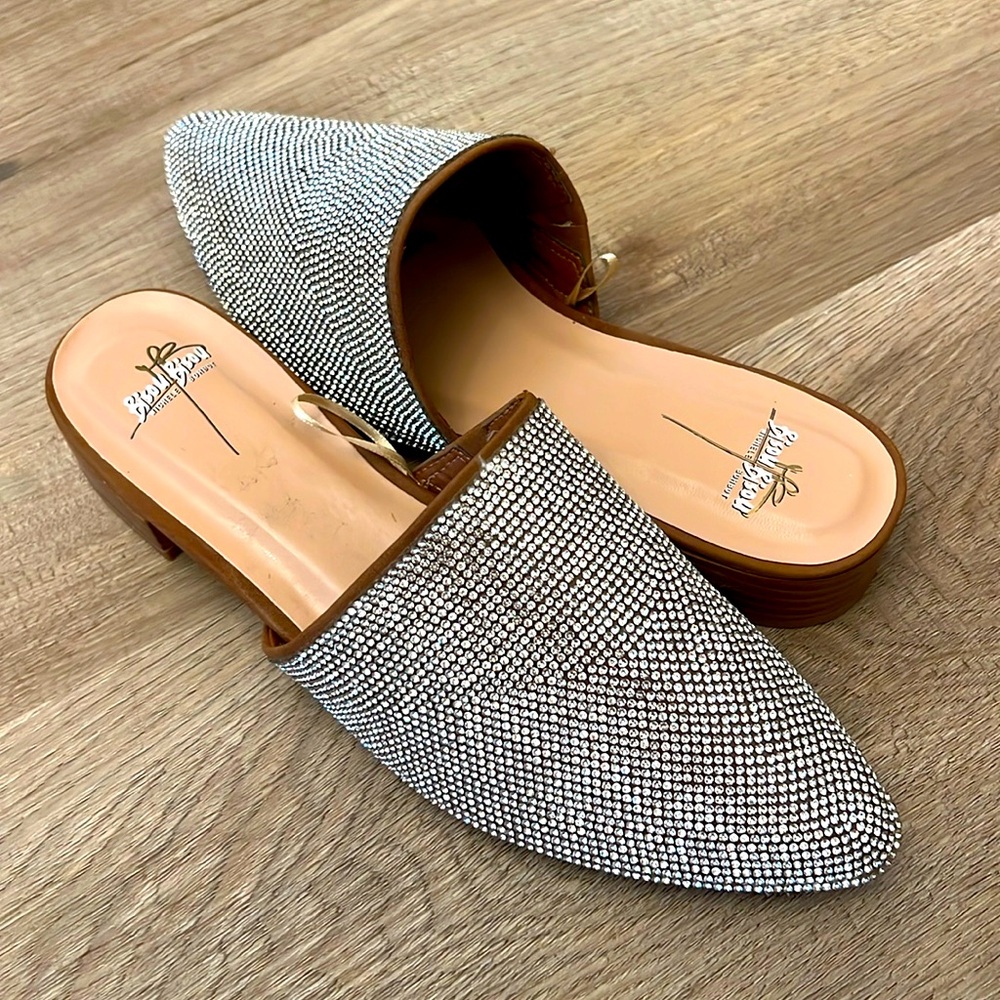 Bisou Bisou Michelle Bohbot rhinestone flats